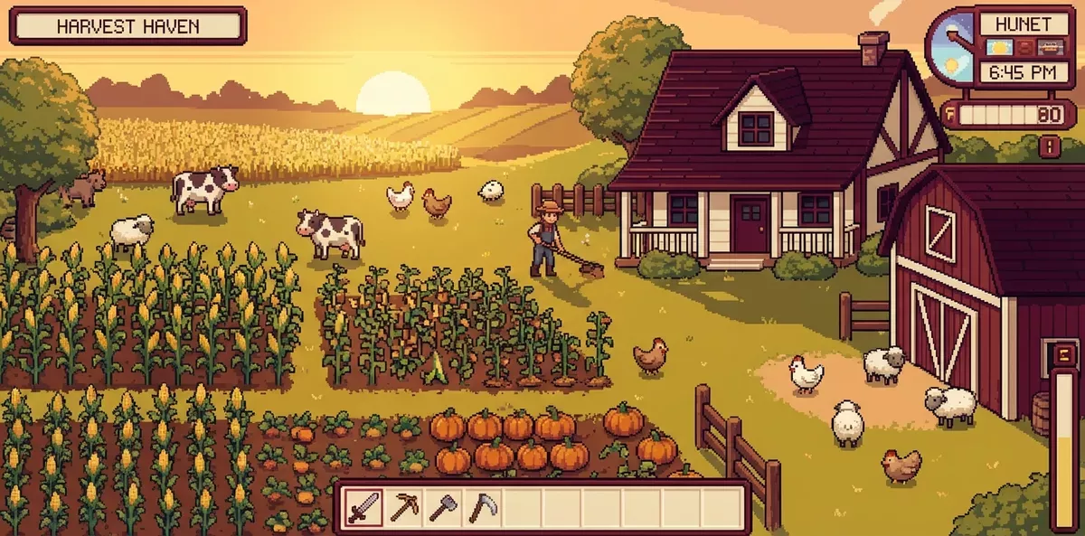 Cozy farming games on Steam